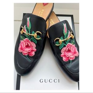 Gucci Princetown Slides, Size 39.